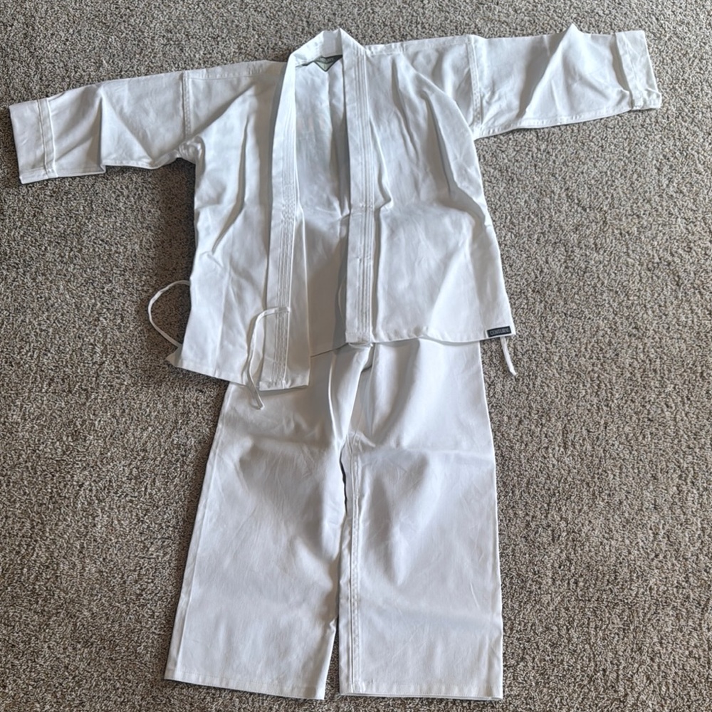 White Kids Martial Arts Gi Jacket and Pants